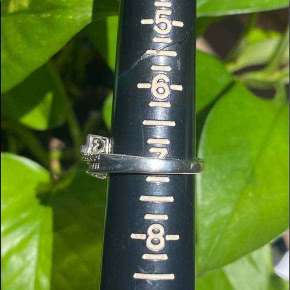 Heng Ngai 925 sterling silver overlap Diamond MOM ring💎 - Picture 14 of 16